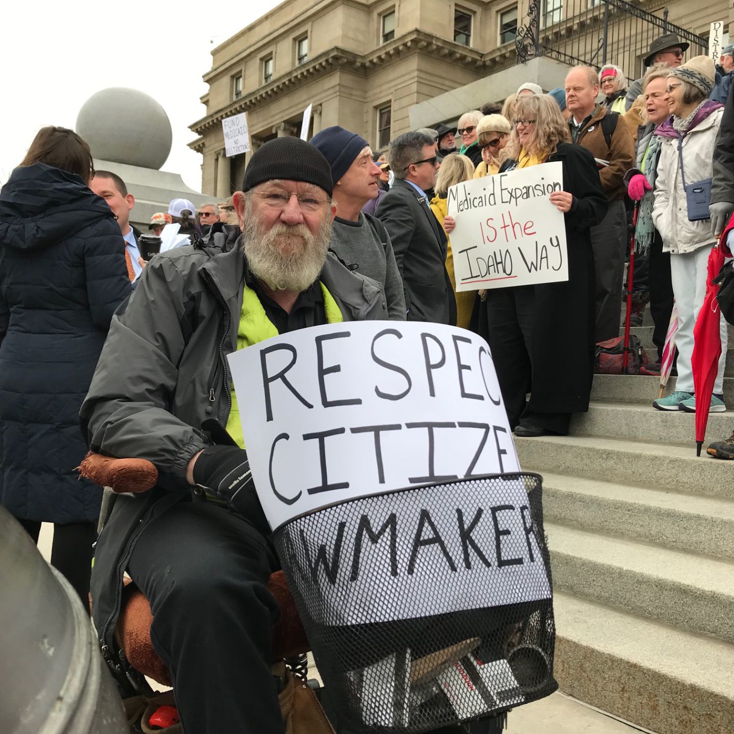 John Leigh Medicaid rally